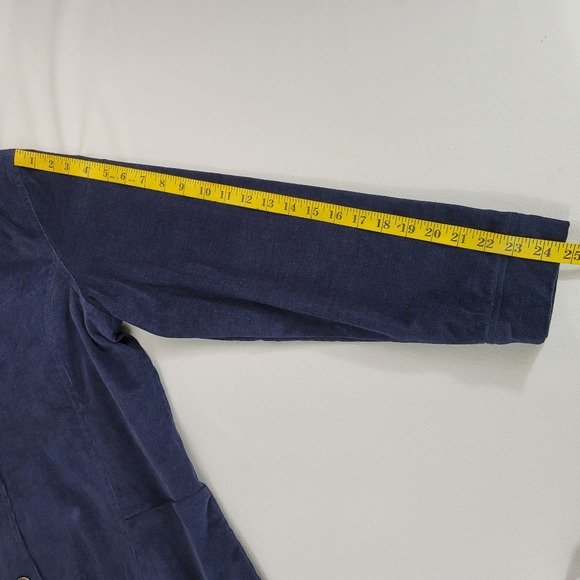 Susan Graver Corduroy Button Front Blazer Jacket Sz L - Picture 7 of 16